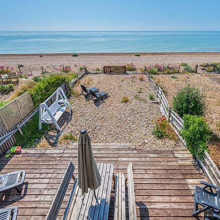 Pebble Paradise Beachfront Family Getaway Pevensey Extérieur photo