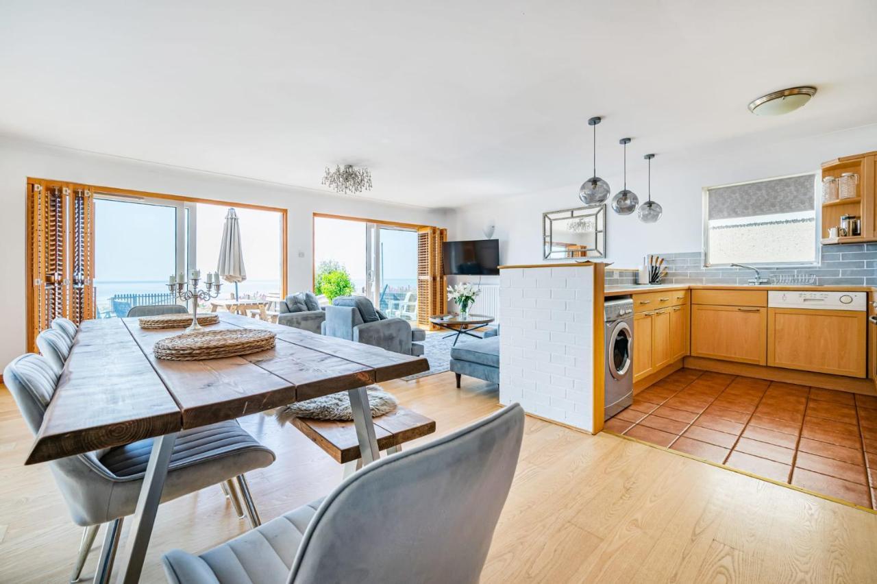 Pebble Paradise Beachfront Family Getaway Pevensey Extérieur photo